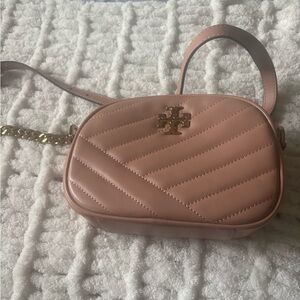 Tory Burch Blush Quilted Crossbody Bag
